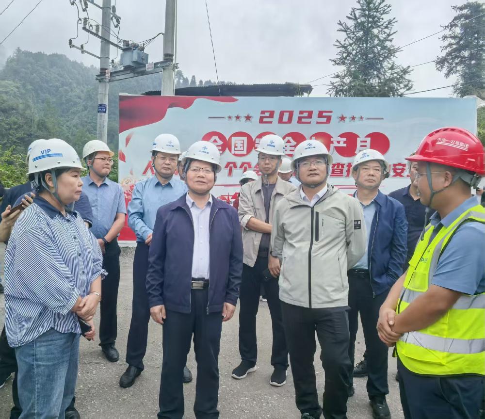 湖南省水利廳黨組成員、副廳長楊詩君到公司徐家?guī)X水庫項(xiàng)目調(diào)研